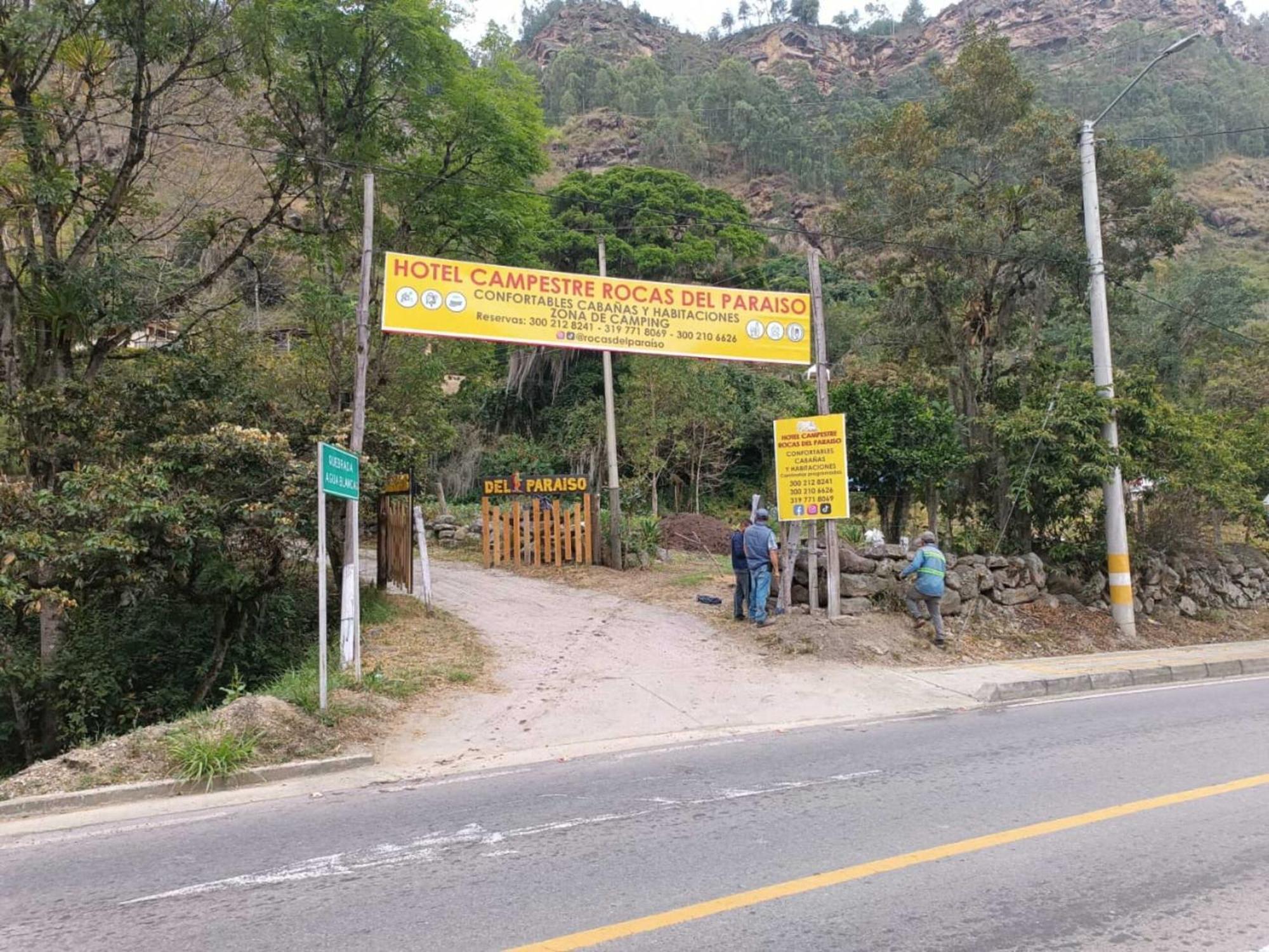 Hotel Campestre Rocas Del Paraiso Macheta ภายนอก รูปภาพ
